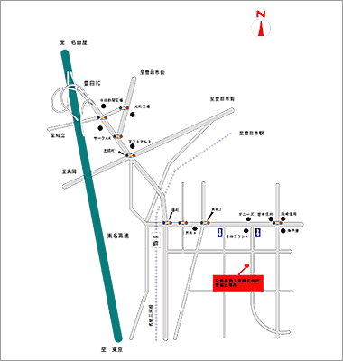 Toyota Branch Office Map